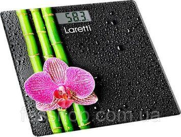 Весы напольные электронные Laretti LR-BS0010 Орхидея до 180 кг 1375438909 фото