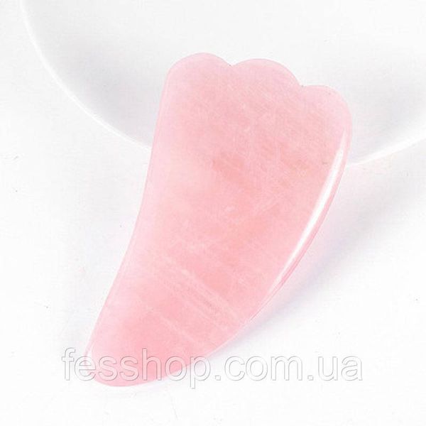 Подарунковий набір інструментів для масажу GUA SHA з Рожевого кварцу в коробочці 1349236420 фото