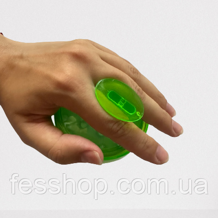 Силіконова щітка-масажер для миття голови Comair Light Green 1907913909 фото