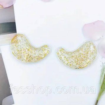 Багаторазова охолоджувальна маска-патчі під очі Clarette Gold 2248108302 фото