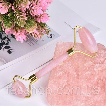 Массажный ролик из Розового Кварца JADE ROLLER 1283660210 фото